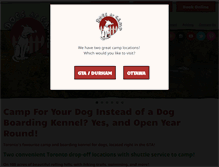 Tablet Screenshot of dogsatcamp.com